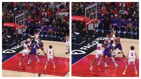 NBA(影)／湖人「東77」假動作三連發太逼真！公牛兩位防守者被騙的團團轉