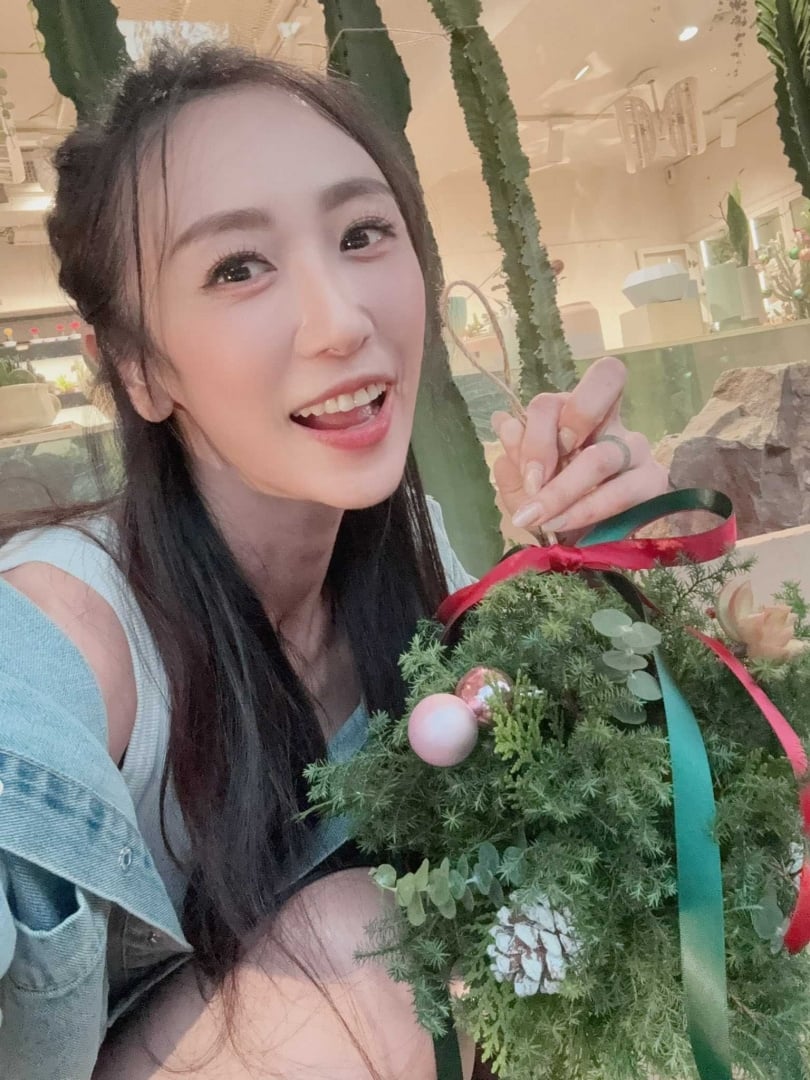 近來蔡允潔身體亮紅燈,常在社群分享自我打氣文。(圖/翻攝自蔡允潔臉書)