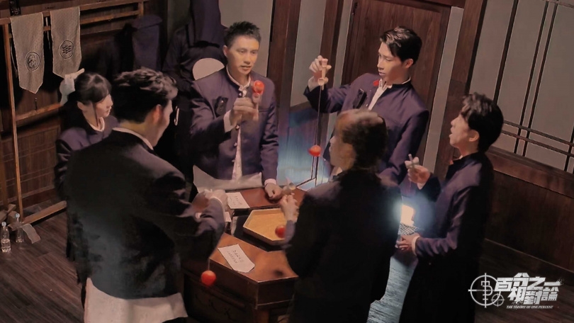 潘君侖用劍玉帶領夥伴過關。（圖／翻攝自映底子國際傳媒股份有限公司）