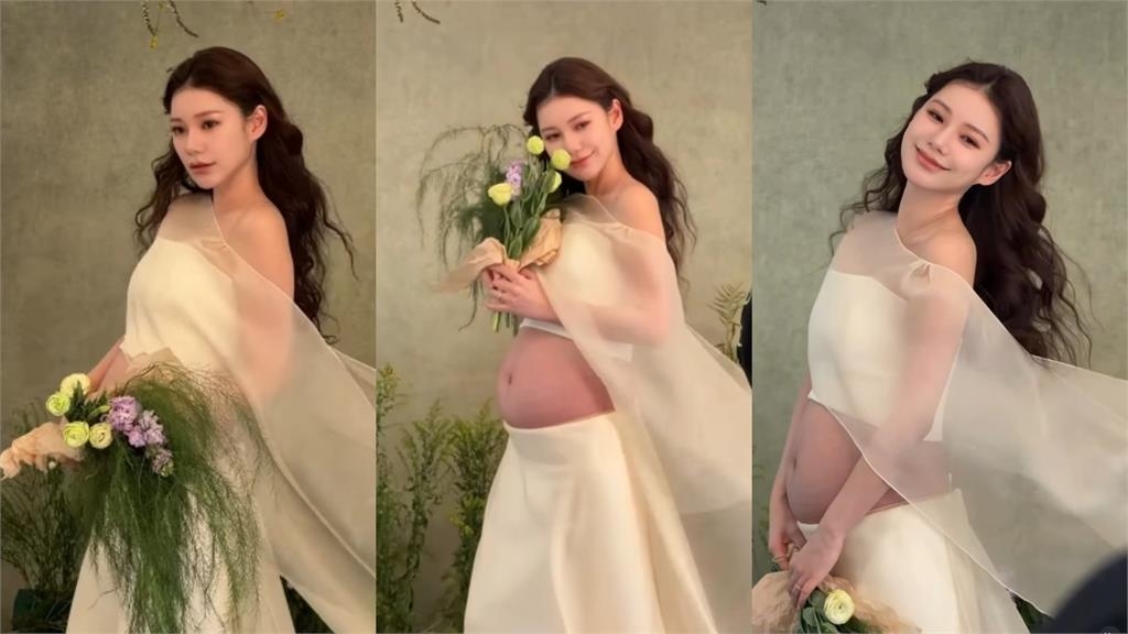 馬筱梅才曝孩子「國籍戶口」！懷胎8月曬「薄紗寫真照」真實樣貌震撼全網