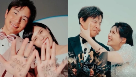 孫協志夏宇童下月辦婚禮！曝超甜婚紗照「嘟嘴親親」恩愛畫面全流出