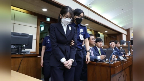 南韓前第一夫人金建希收賄案　法院判處1年8個月徒刑