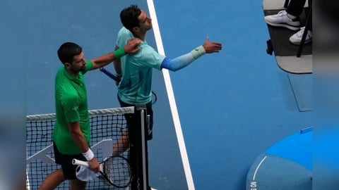 澳網(影)／運氣超級好！喬帥連兩輪碰上對手棄賽輕鬆晉級男單四強