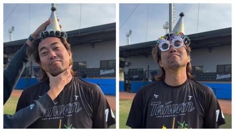 經典賽(影)／台灣隊大餅教練生日聯盟準備「特別驚喜」！笑喊：統一玩我、聯盟也玩我