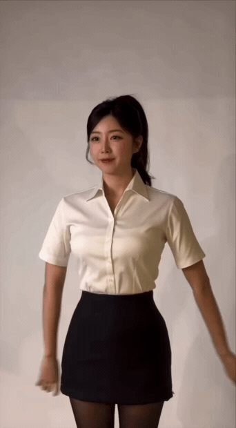 安芝儇「換上黑絲OL裝」11秒側錄片流出！犯規抬腿「全入鏡」電暈萬網