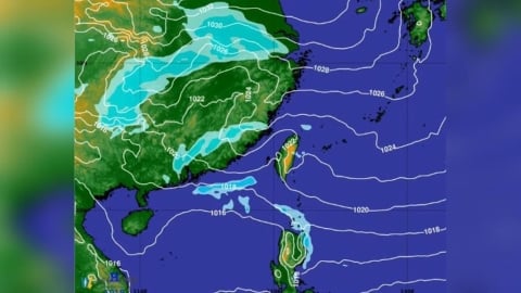 鋒面週六報到！北台灣先轉雨　中部、花東晚間加入降雨行列