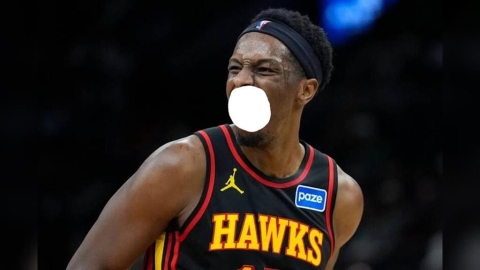 NBA(影)／老鷹奧康古遭「肘擊噴血掉牙」！綠衫軍布朗：只是普通的動作