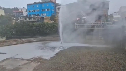 萬里驚見「溫泉水」噴泉　全因鑽探調查挖到溫泉水脈