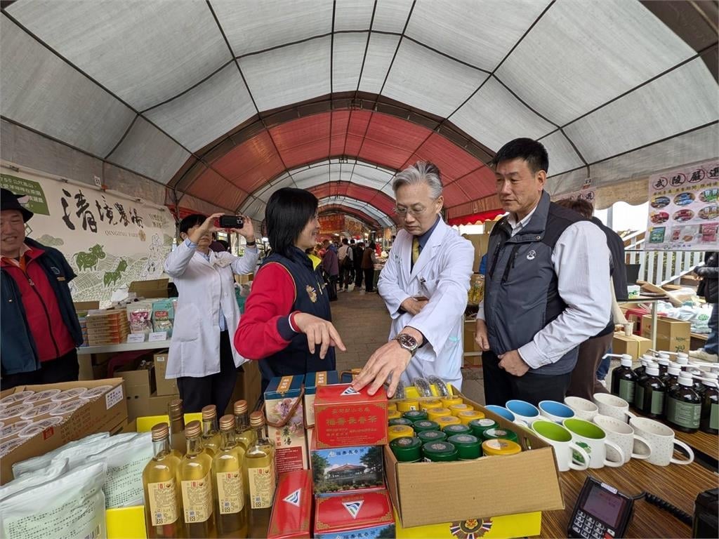 輔導會五大農場健康市集列車 下一站臺中榮總