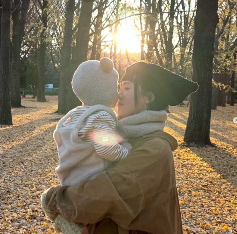 劉冠廷與孫可芳已育有一子「小太陽」。(圖/IG babybean1102)