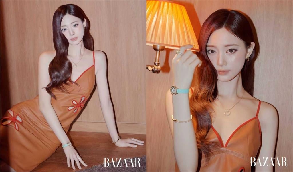 子瑜登時尚雜誌封面！深V鏤空、中空西裝大秀神級比例網讚：被迷倒了