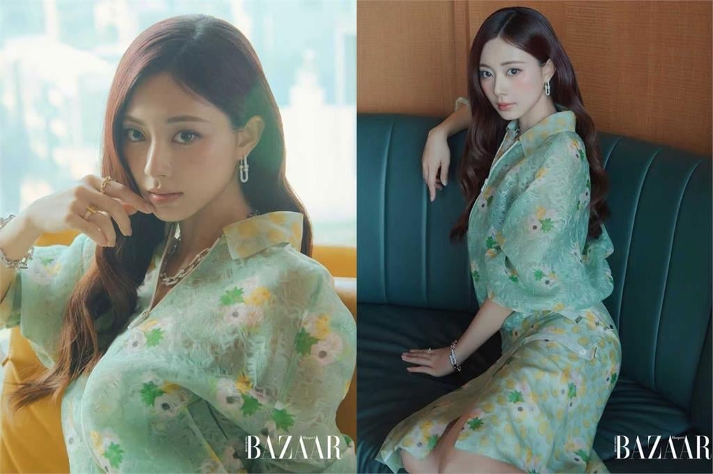 子瑜登時尚雜誌封面！深V鏤空、中空西裝大秀神級比例網讚：被迷倒了