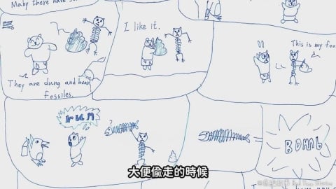 他公開國中創作的漫畫月刊  網見獵奇主題：佩服不得了