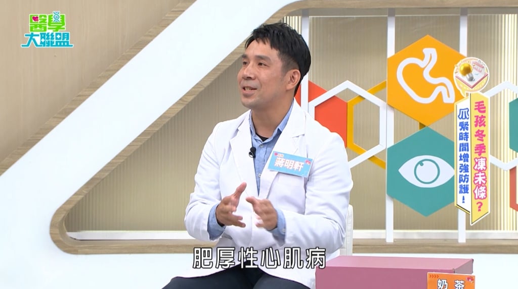 安苡愛《醫學大聯盟》毛小孩睡覺「呼吸快」須留意！小心肥厚性心肌病