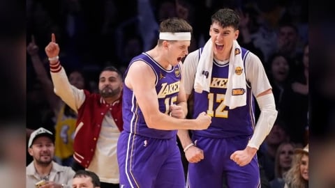 NBA(影)／「東七七」傷退沒問題！最強板凳「鄉村曼巴」替補狂砍35分助湖人逆轉