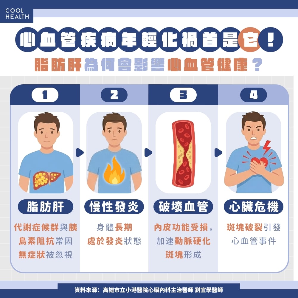 過年是心臟病好發期？  醫：有脂肪肝風險更高，中風、心肌梗塞恐不請自來