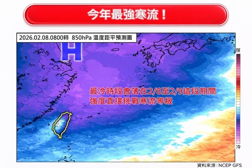 最強寒流「這1天」襲台！專家曝4大特徵「低溫跌破6℃」最冷時段曝光