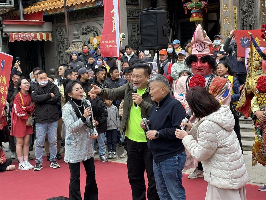 天后會神后！！　　「台灣濱崎步」王彩樺鎮瀾宮防詐宣導