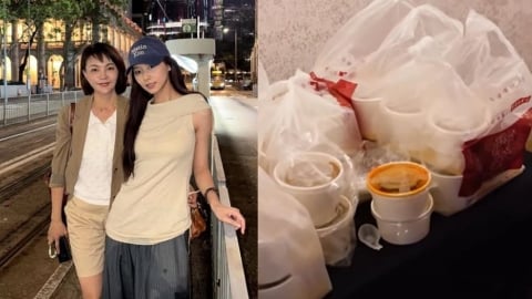 子瑜媽把夜市搬進飯店！成員聚集走廊挑宵夜：被一整排台灣小吃驚呆