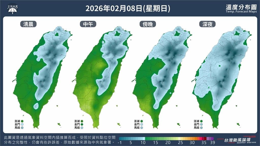 全台凍番薯「最低溫恐跌破6℃↓」！專家曝「最冷時段」：第二波寒流報到