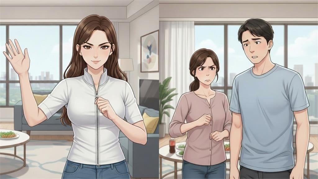 閨蜜穿深V來訪「拉鍊下滑」勾人夫！她狂彎腰「洩猛料」妻氣炸網勸：快封鎖