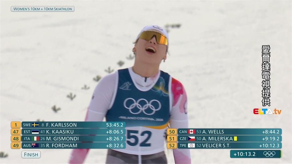 冬奧(影)／台灣是我很愛的國家! 台美混血越野滑雪好手余睿出賽創歷史