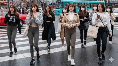 日本妹「瑜珈褲穿搭」掀論戰！內褲痕被看光+超貼身「像穿絲襪出門」