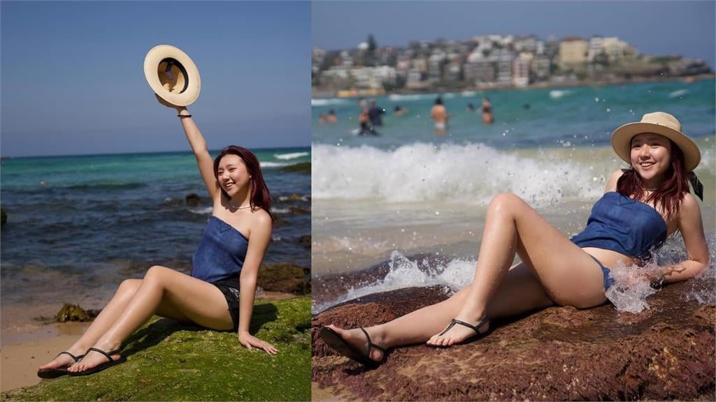 王仁甫愛女雪梨「海邊泳裝大解放」！19歲「鉛筆長腿」網看呆喊：很辣