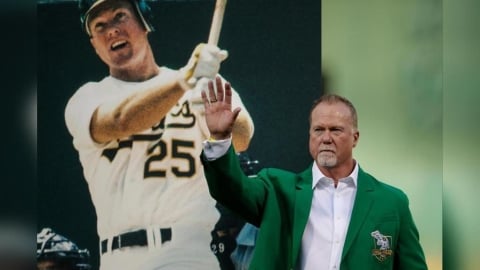 MLB(影)／單季70轟重砲重返運動家！擔任球員發展特別助理開發年輕打者火力