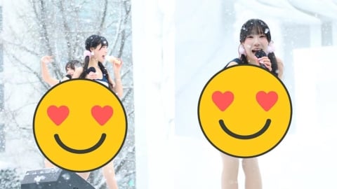 正妹偶像札幌雪祭辣穿「極短史庫水」！手拿「冰淇淋狂舔」畫面曝光遭炎上