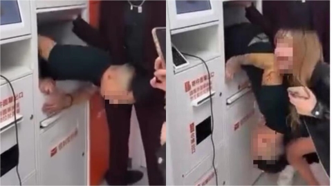 荒唐畫面曝光!阿志頭惡搞鑽進「店到店寄件櫃」還拍片炫耀…網炸鍋:台灣亂源