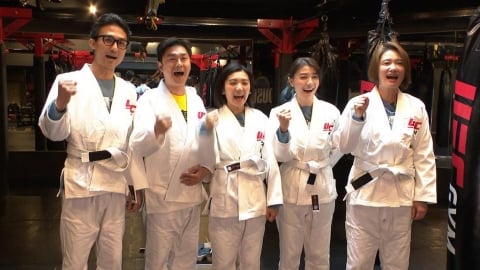 綠營湧言會5選將練柔術打拳擊! 倡導民防拚選戰