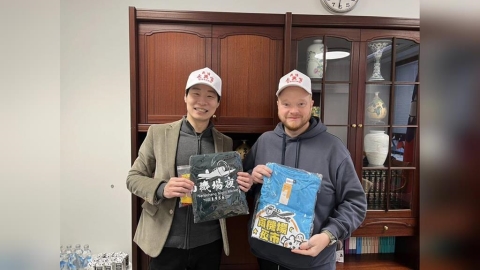 林昶佐、林楚茵接力推台歐交流 「南機場夜市紀念品」成亮點