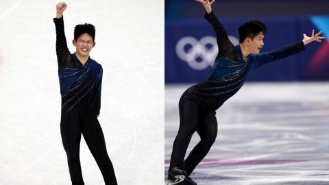 冬奧(影)/花滑短曲創下本季最佳72.41分!台灣好手李宇翔勇闖男子長曲