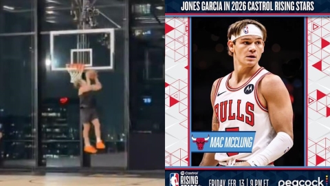 NBA(影)/這球太秀!三屆灌籃王「空中接力180度爆扣」 麥克朗新身分戰明星周