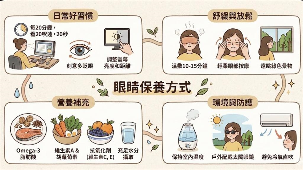 低頭族長期無視「乾眼症」恐傷角膜！醫推「護眼3招」找回雙眼濕潤度
