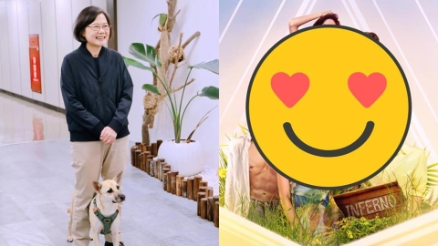 蔡英文情人節同框愛犬吐金句…網友抓包「追劇關鍵詞」笑喊：進度比我快呀！