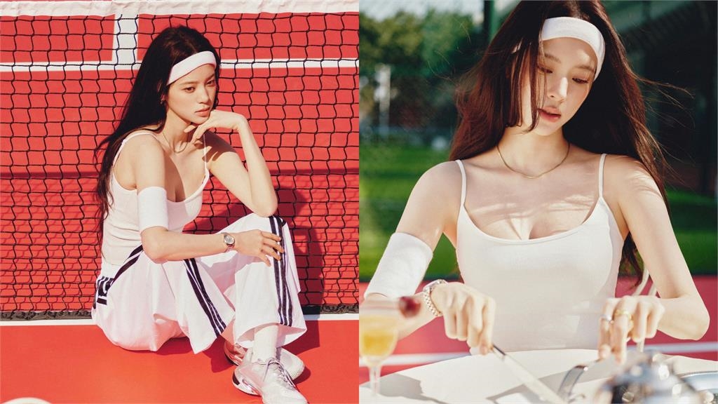 球場運動正妹「辣穿U領Bra」竟是歐陽娜娜！彎腰狂洩「V型大峽谷」畫面曝光