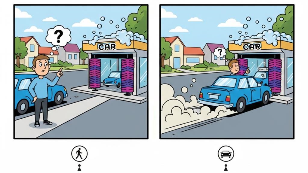 洗車場離家50m該走去嗎？ChatGPT神回「建議走路」網友笑噴：該解安裝