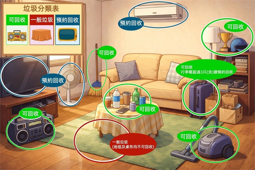 北市春節垃圾清運曝！8天「巨無霸」垃圾全停收，初一就這樣…