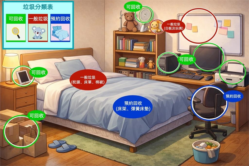 北市春節垃圾清運曝！8天「巨無霸」垃圾全停收，初一就這樣…