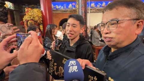 超狂!西螺福興宮搶頭香 廖博彥二度獲「頭香狀元」