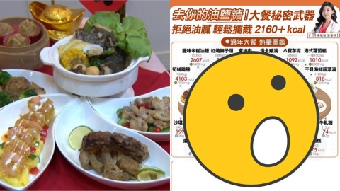 「年菜、零食熱量」排行榜出爐 這道阿嬤拿手菜「破4千卡」鈉含量超標!