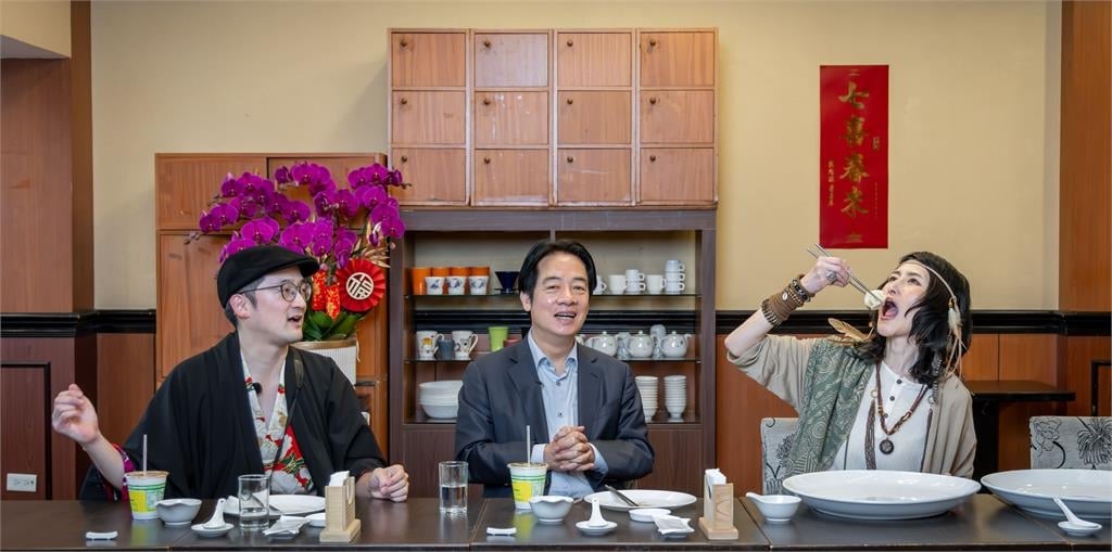 快新聞／初一超狂畫面！賴清德招待日本大胃王100顆水餃　台日情誼宛如家人