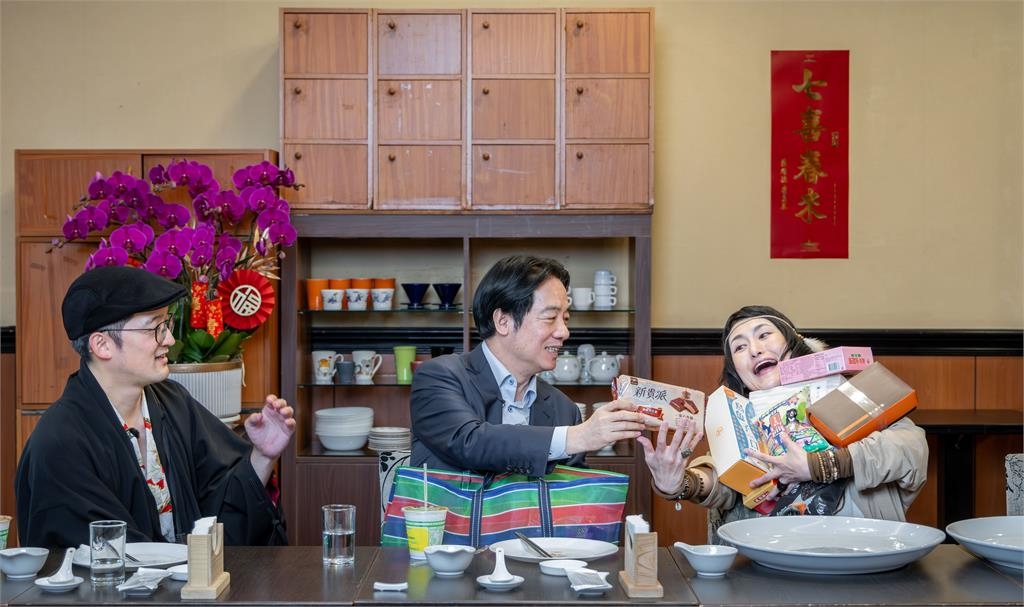 快新聞／初一超狂畫面！賴清德招待日本大胃王100顆水餃　台日情誼宛如家人