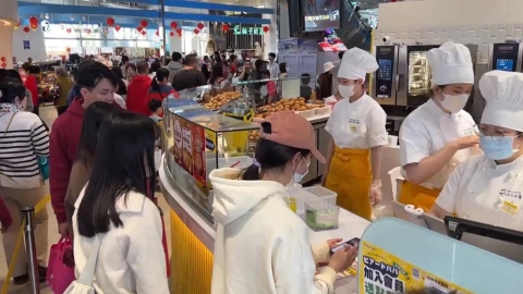 ＂最美休息站＂清水服務區春節人潮爆滿　廠商備貨增5倍、9天估湧40萬人