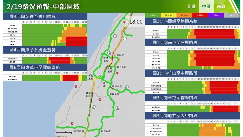 快新聞／初三國道車潮湧現！國5南向塞爆　午後17處地雷路段曝光