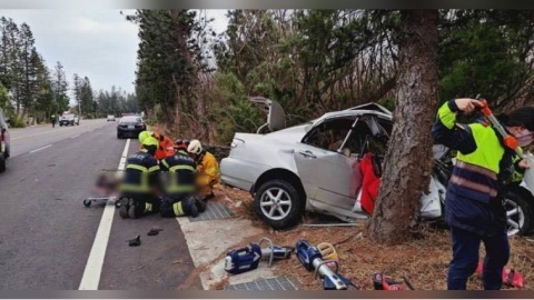 剛吃完娘家宴！澎湖村長載妻返家　家門口前自撞雙亡