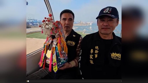 新年奇景！旱溪媽賜福百貨業績長紅　「眾生平安」大庄媽竟搭摩天輪賜福