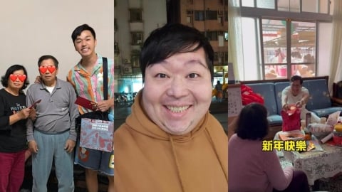 逸祥、香蕉過年「接力敬孝」山豬媽！網淚崩：真男人…比頂流藝人頂